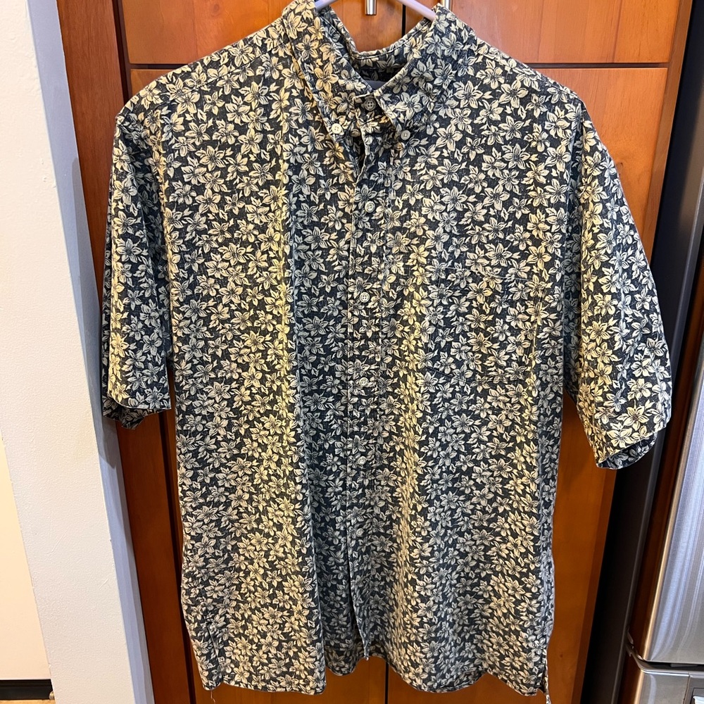 Men’s Hawaiian Aloha Shirt, Reyn Spooner button down, Size XL